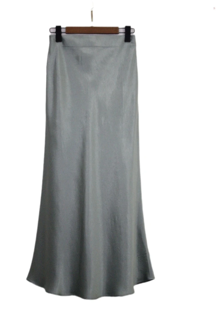 100%醋酸薄款鱼尾裙包臀裙成人半身裙时尚美观黑色高腰N-25023