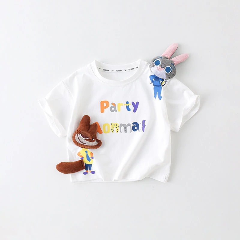 兔子警官黑白棉T链接