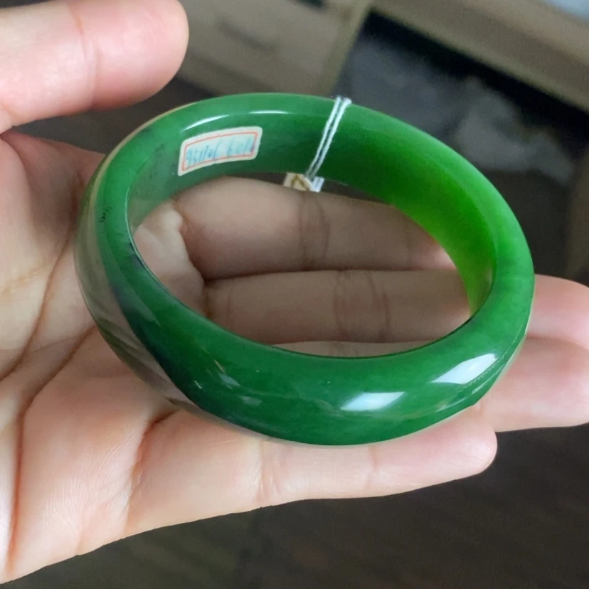 【闪购商品】未镶嵌手镯和田玉（碧玉）