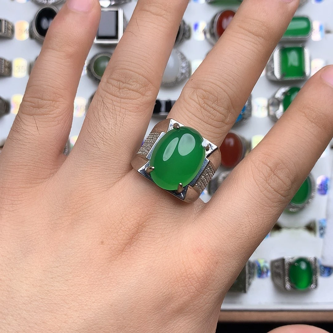 玛瑙/玉髓合金戒指