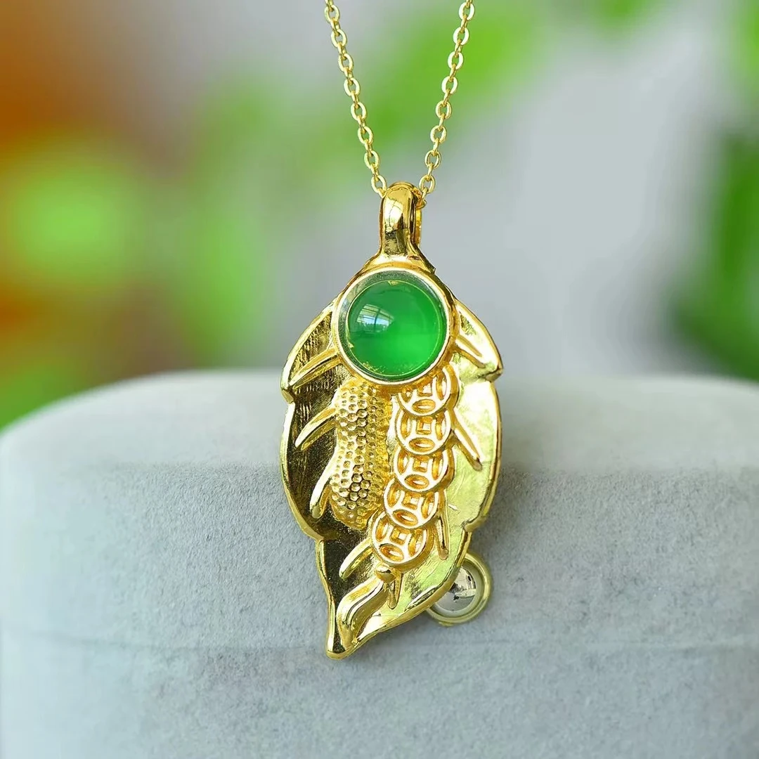 国风设计款 典藏款 叶子吊坠SZ033