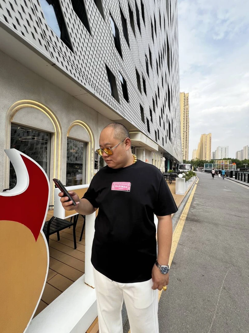 25夏季新款高级感时尚天然竹纤维印花圆领短袖T恤