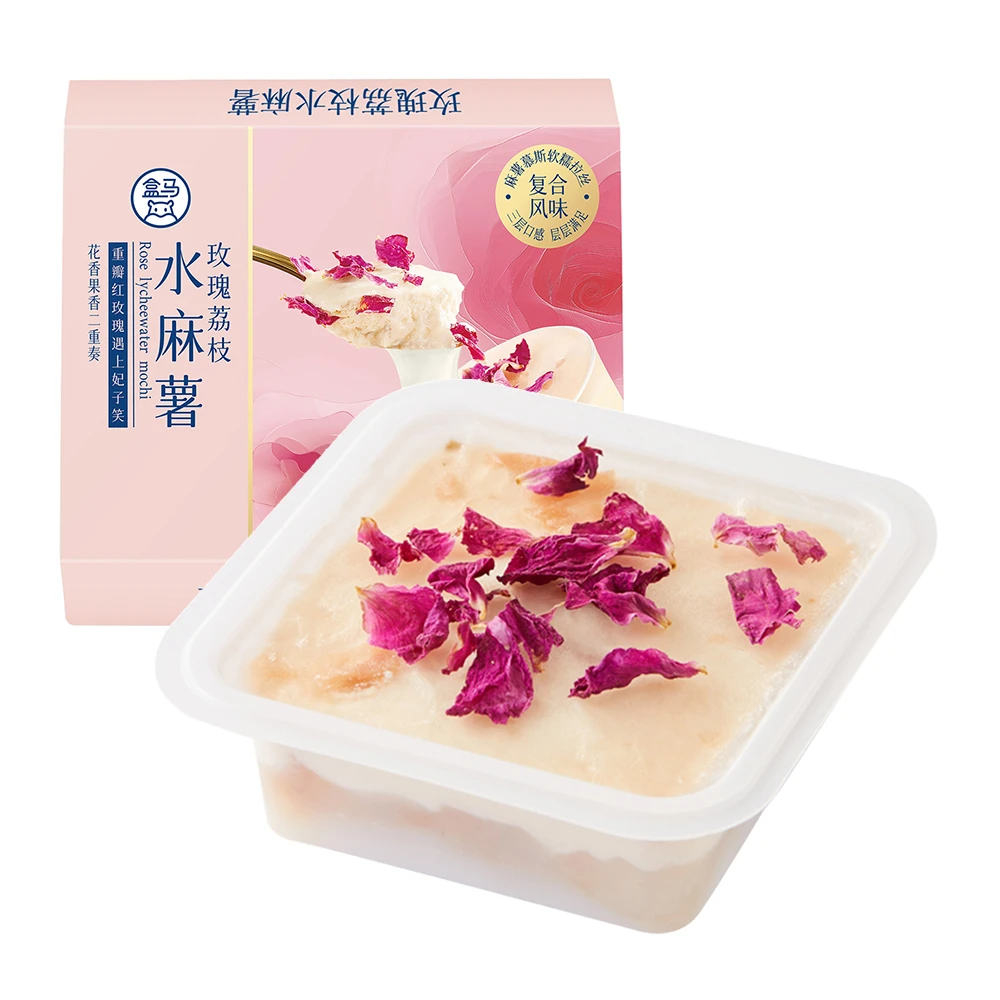 盒马 玫瑰荔枝水麻薯 130g