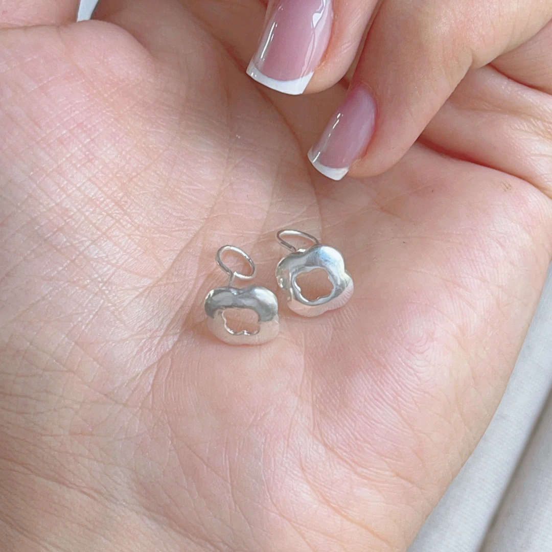 足银耳饰 纯银耳饰首饰好看简约气质