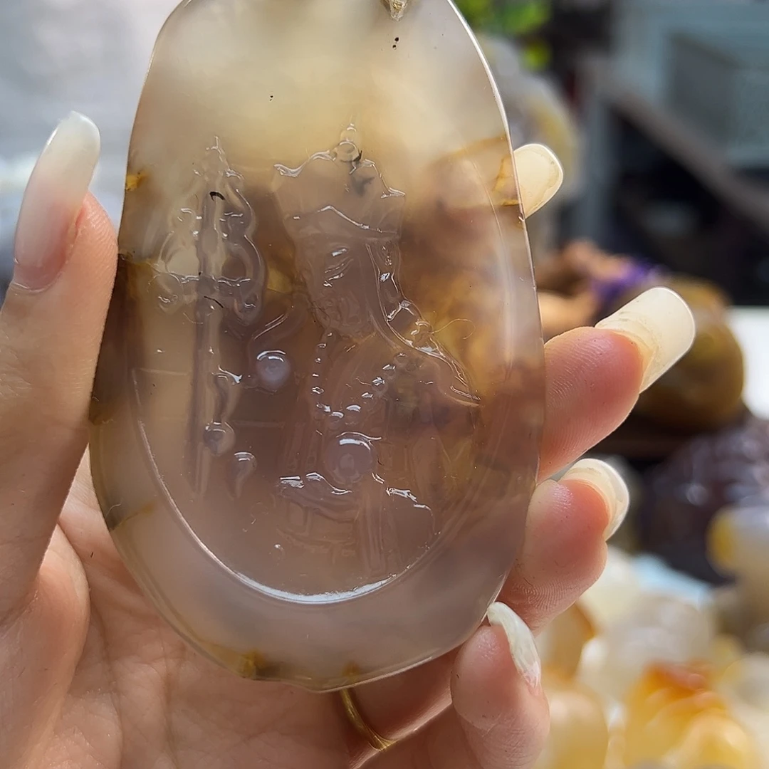 玛瑙/玉髓未镶嵌吊坠(不含链)