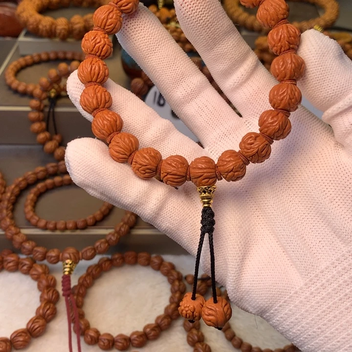 手串桃核秦岭龙纹