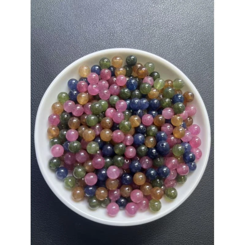 散珠多宝碧玺127--卡10MM -- 10颗(赠弹力绳)