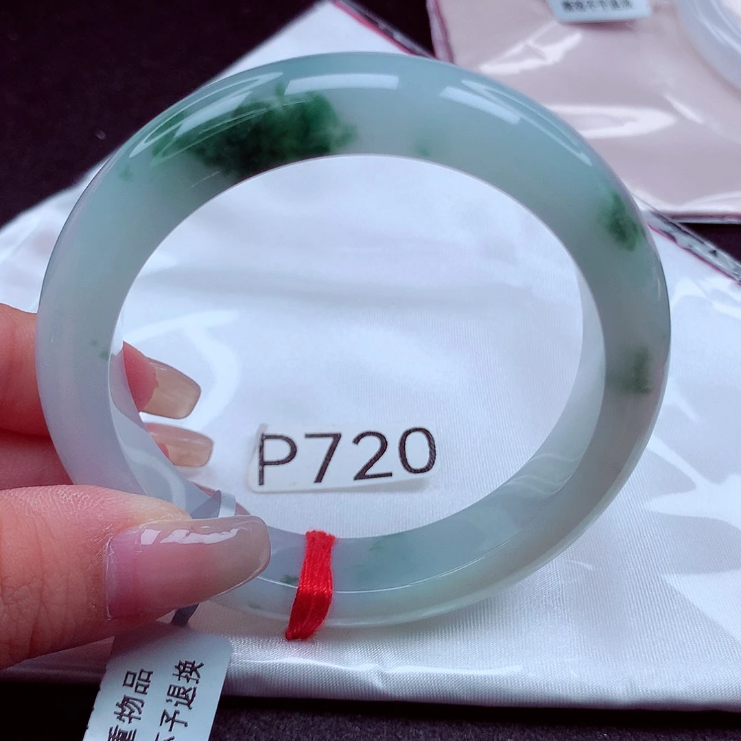 翡翠未镶嵌手镯天然缅甸翡翠A货