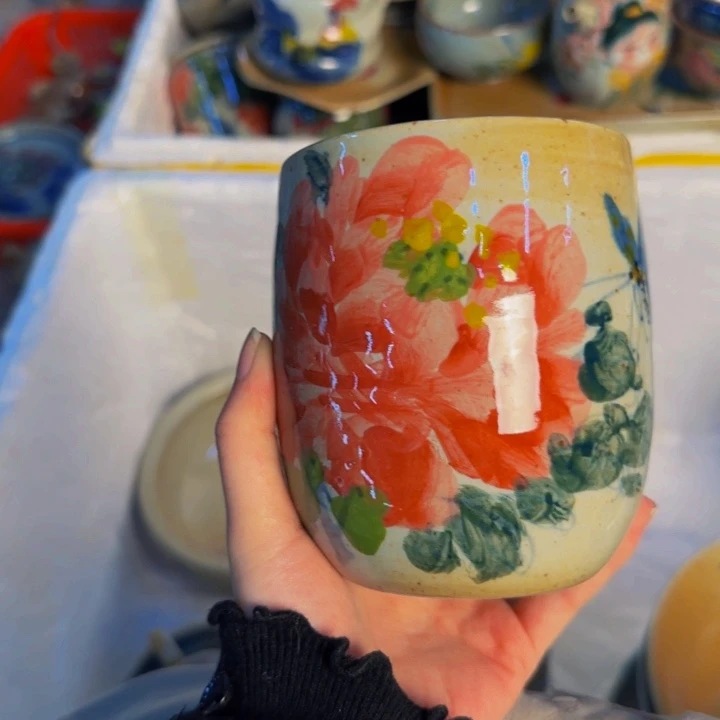 瓷片景德镇陶瓷手工手绘