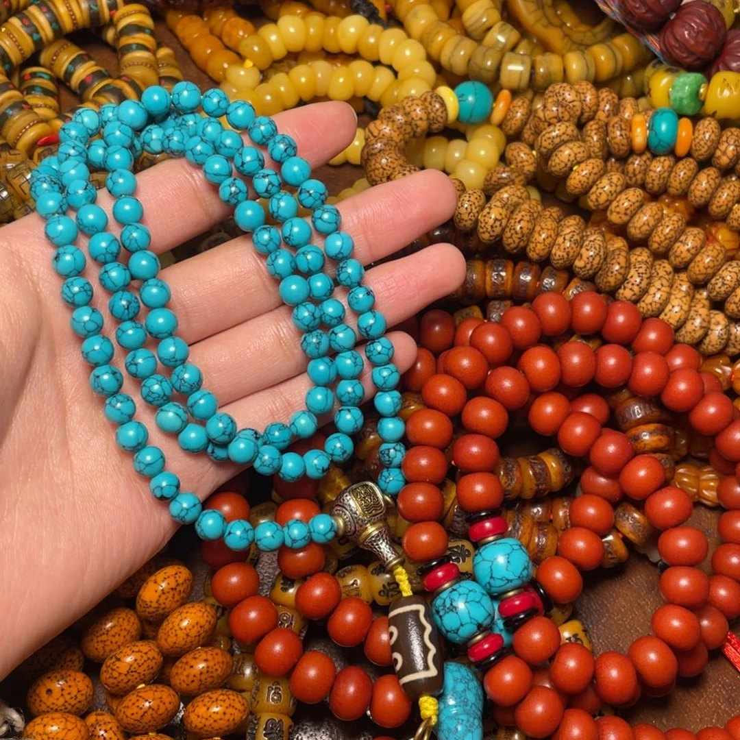 藏传文玩长串念珠