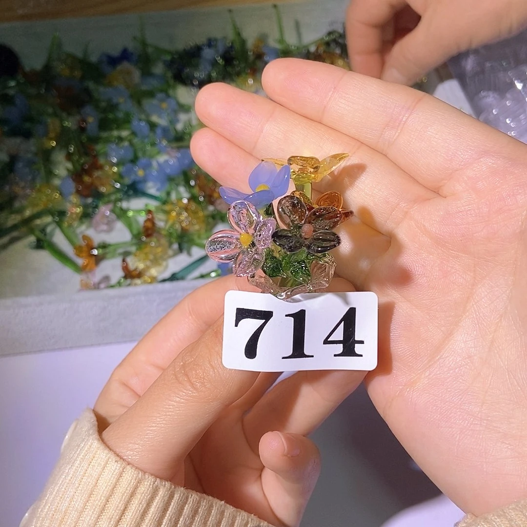 琉璃手工艺品714花瓶