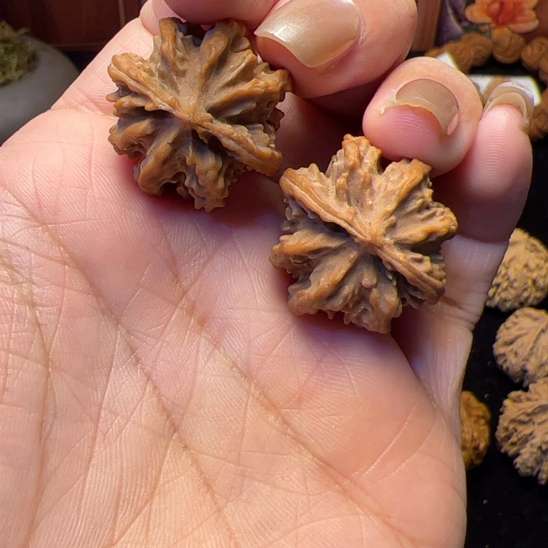 文玩核桃把件秦岭野生文玩核桃