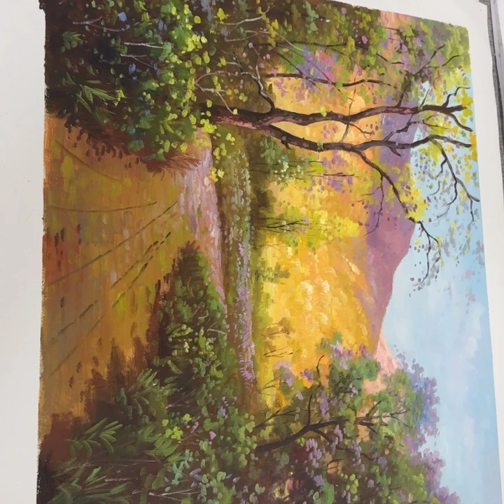 油画花花你外婆我好