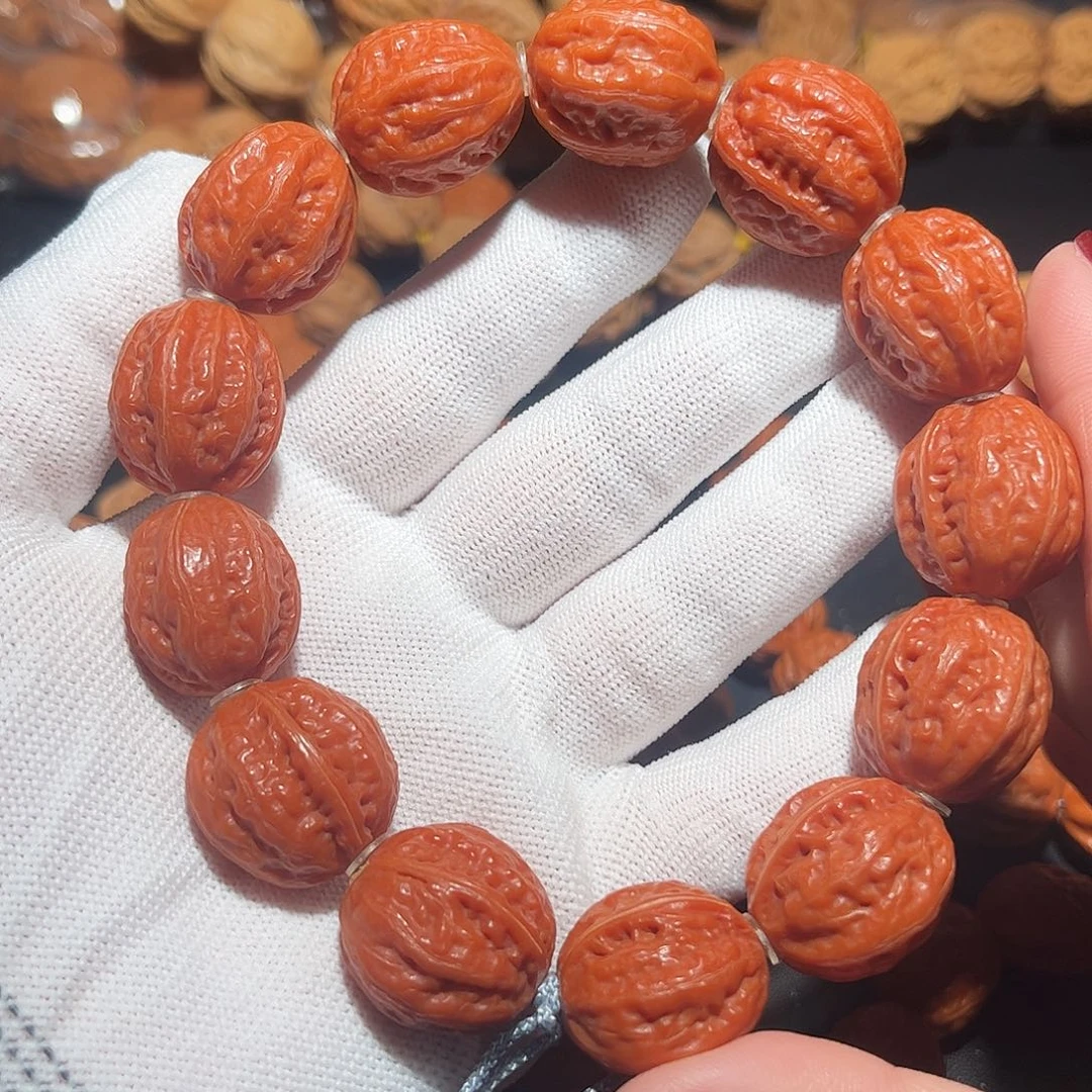 手串文玩核桃八棱手串20.23