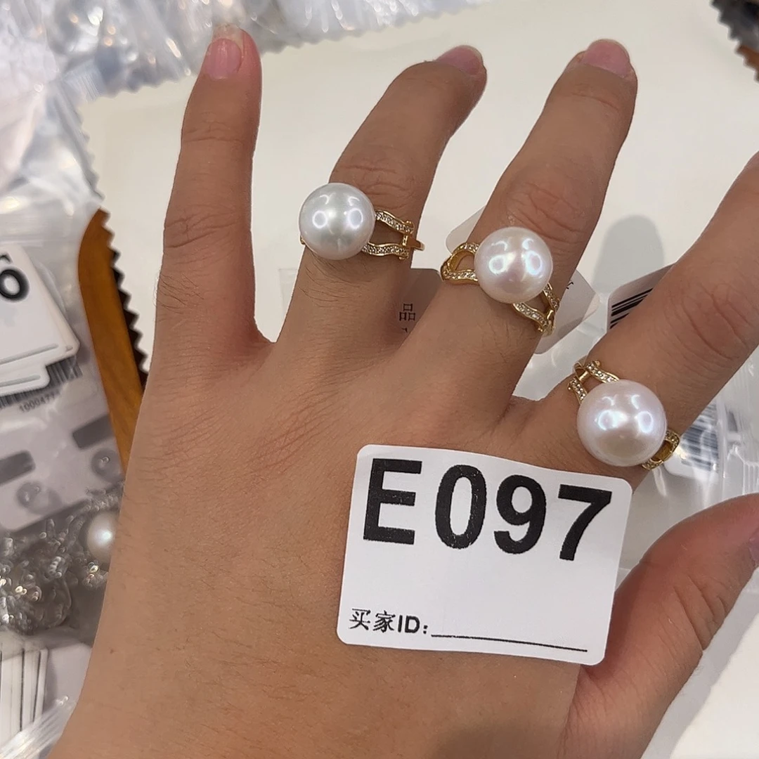 耳饰淡水珍珠银S925镶嵌