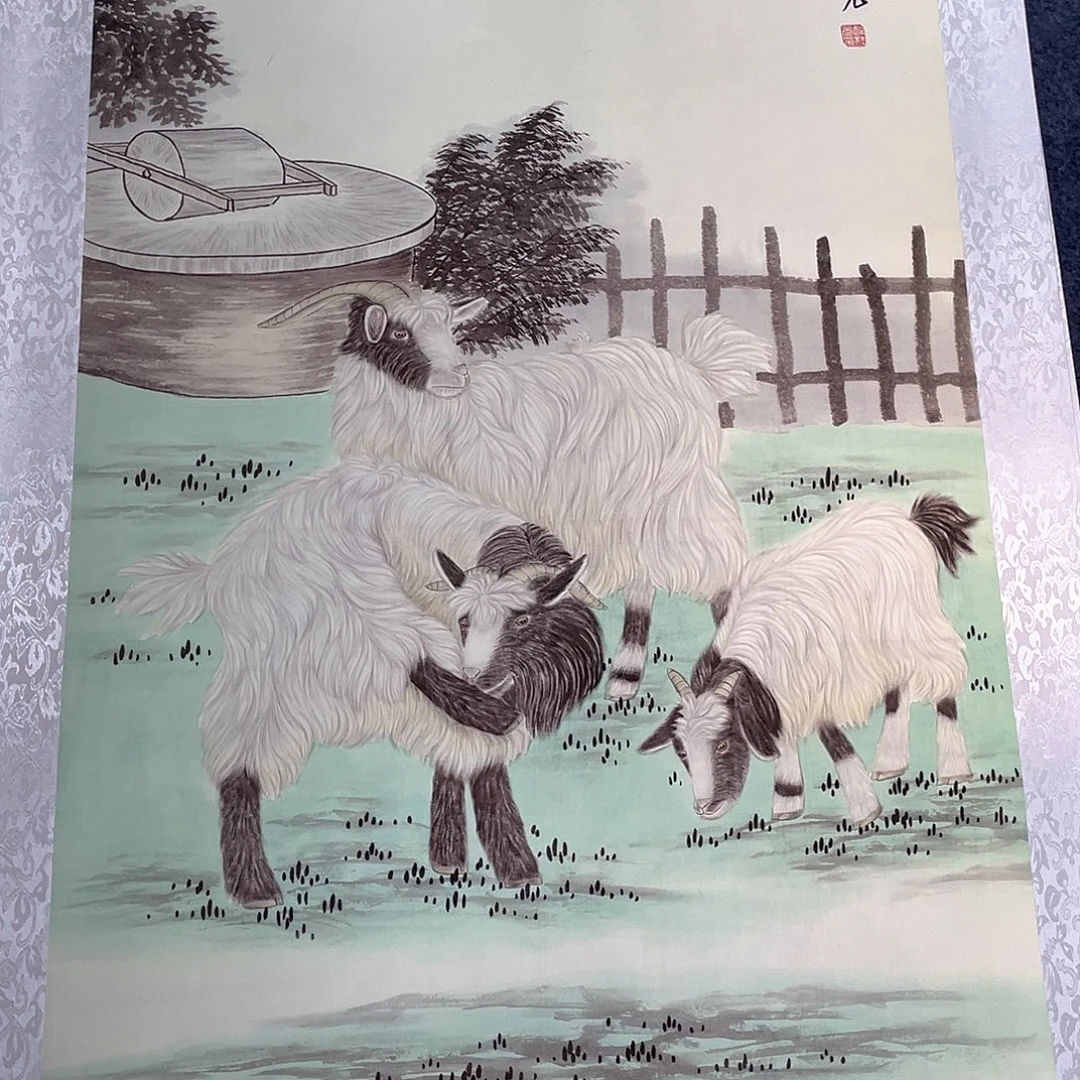 国画作品小姐姐放漏…