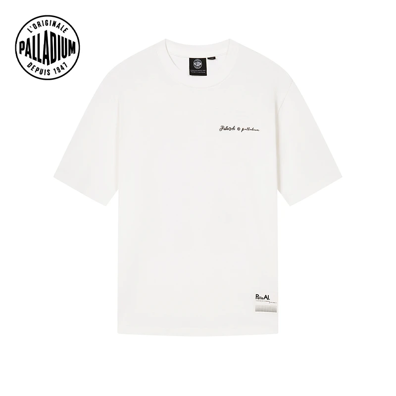 帕拉丁夏季男款上衣艺术宽松休闲圆领短袖恤1011779