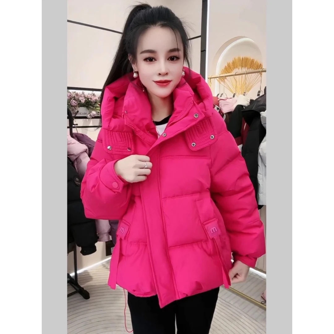 爆款爆款断码羽绒棉服女欧货冬季新款韩版宽松加厚连帽棉衣小