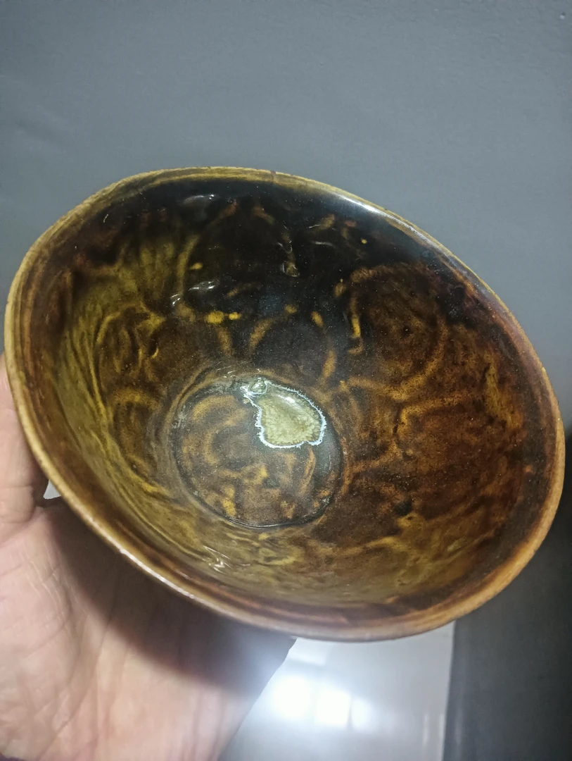 莲花碗精美手工拉坯