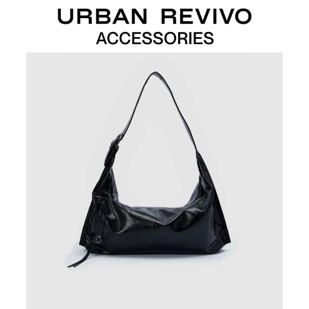 URBAN REVIVO2025秋季新款女潮流多口袋单肩斜挎包UAYB50108