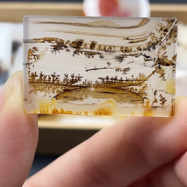 笑***藏玛瑙/玉髓未镶嵌颈饰