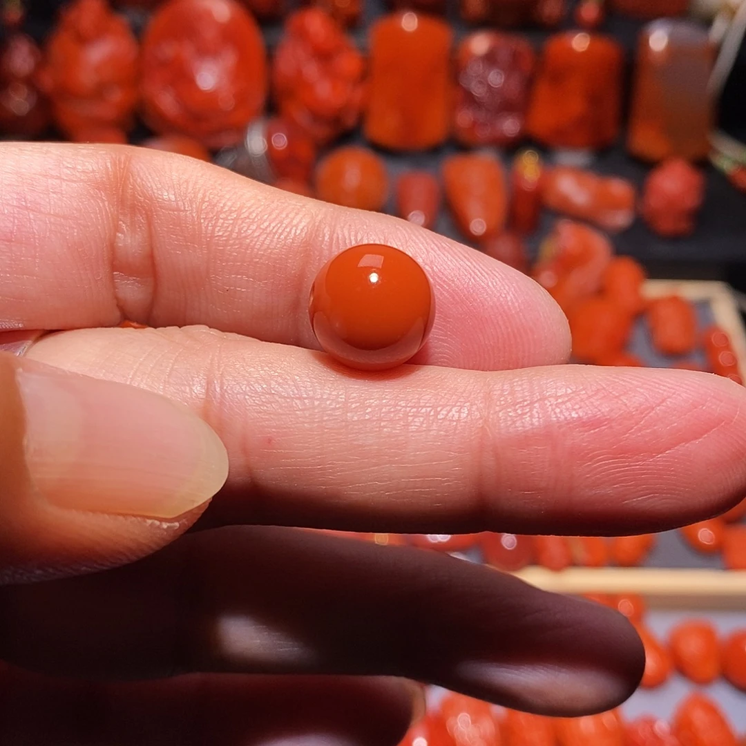 一****南红玛瑙未镶嵌纯色11.7