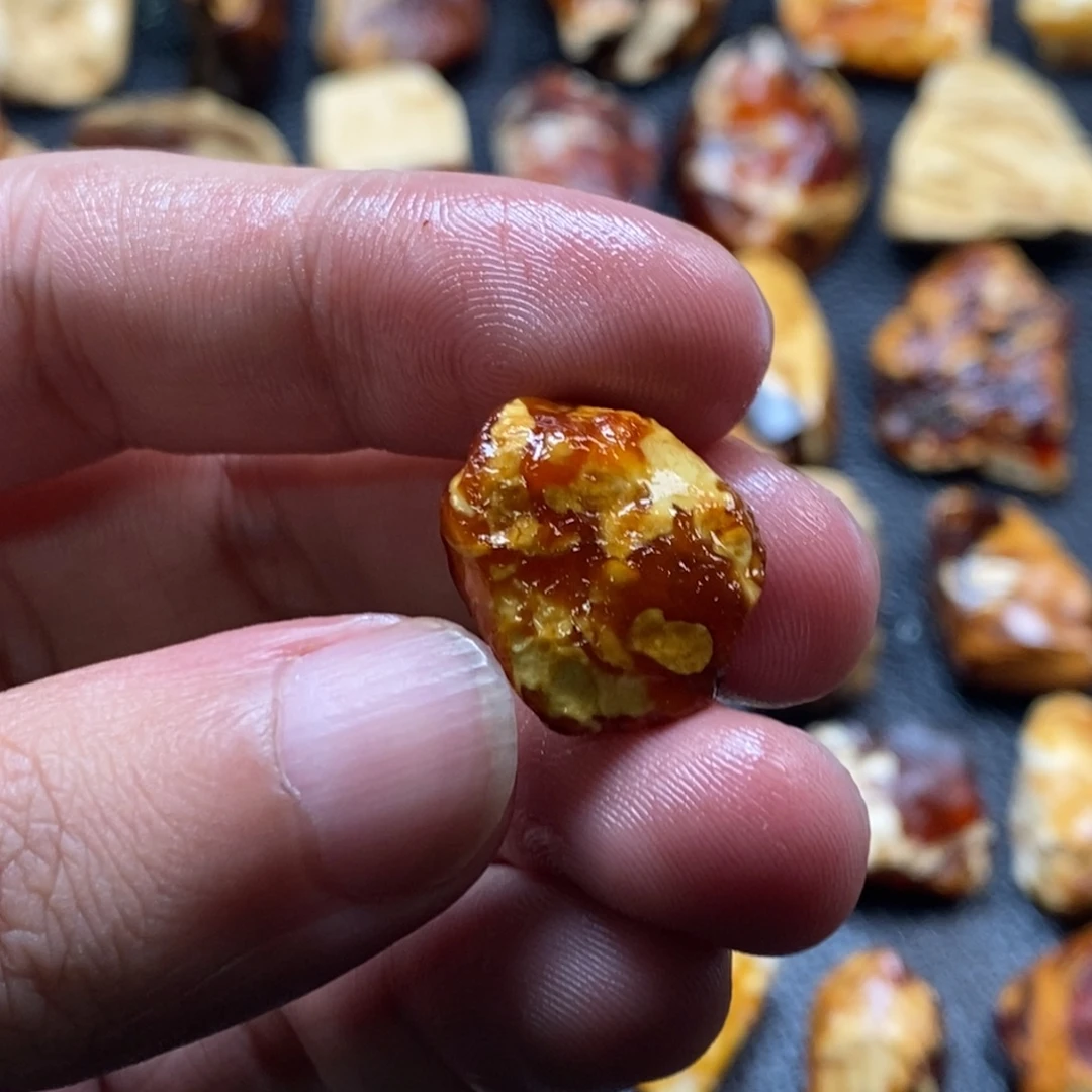 定制琥珀未镶嵌琥珀蜜蜡原石定制