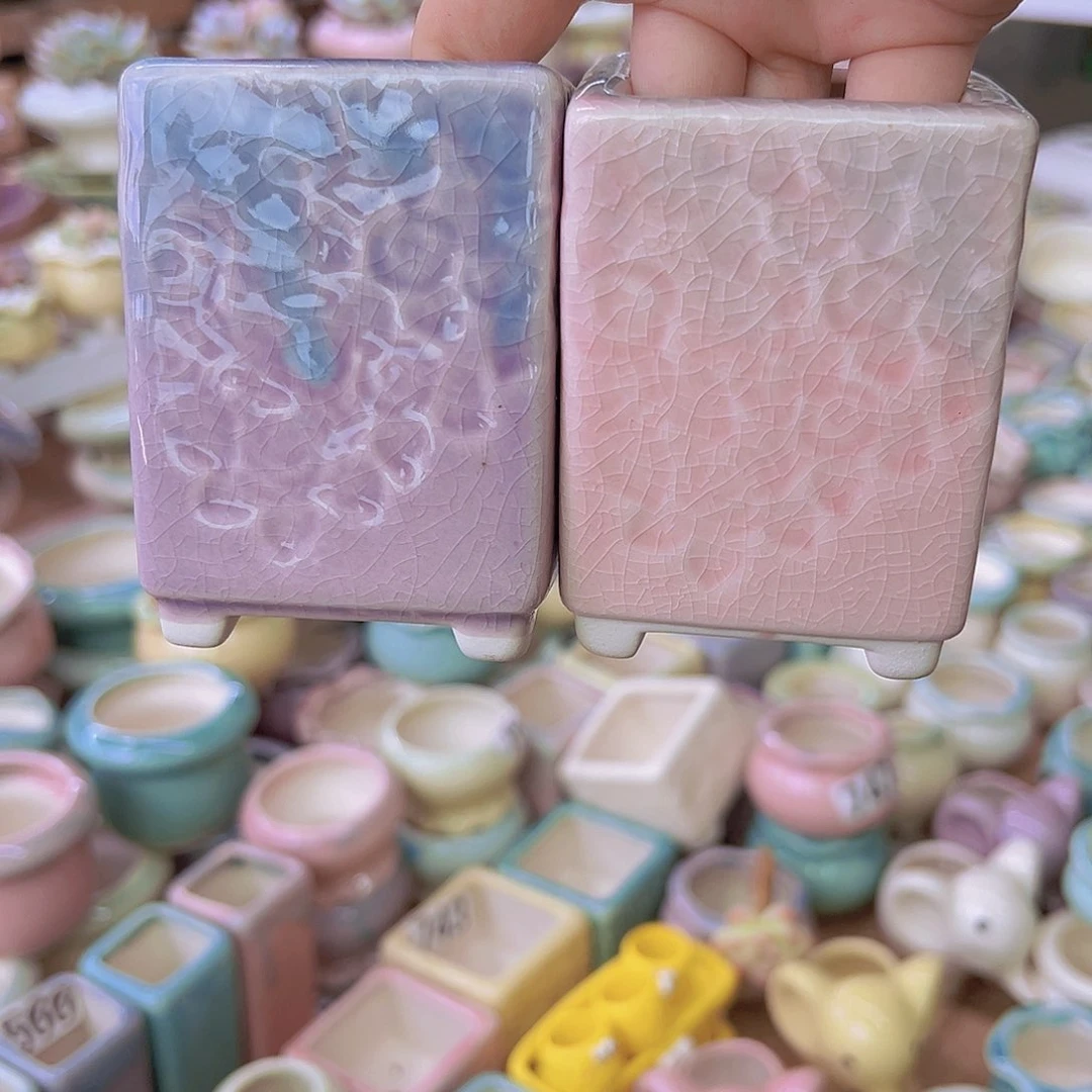 陶瓷花盆当场满12包邮