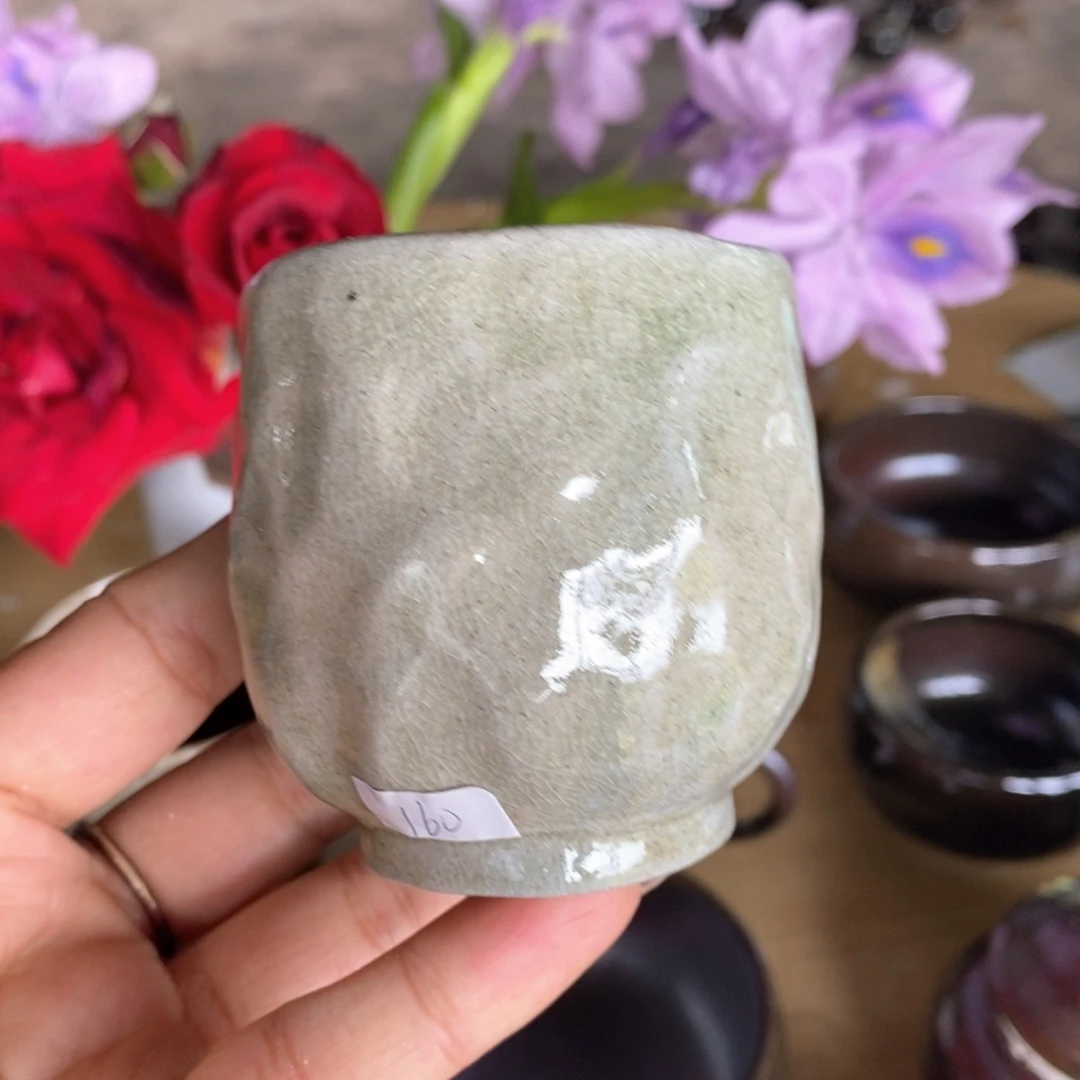 浪鬼柴烧 无我系列手捏杯