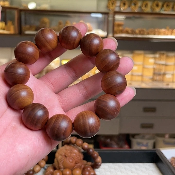 【闪购商品】檀香木手串/手链我**怒2.0虎皮纹