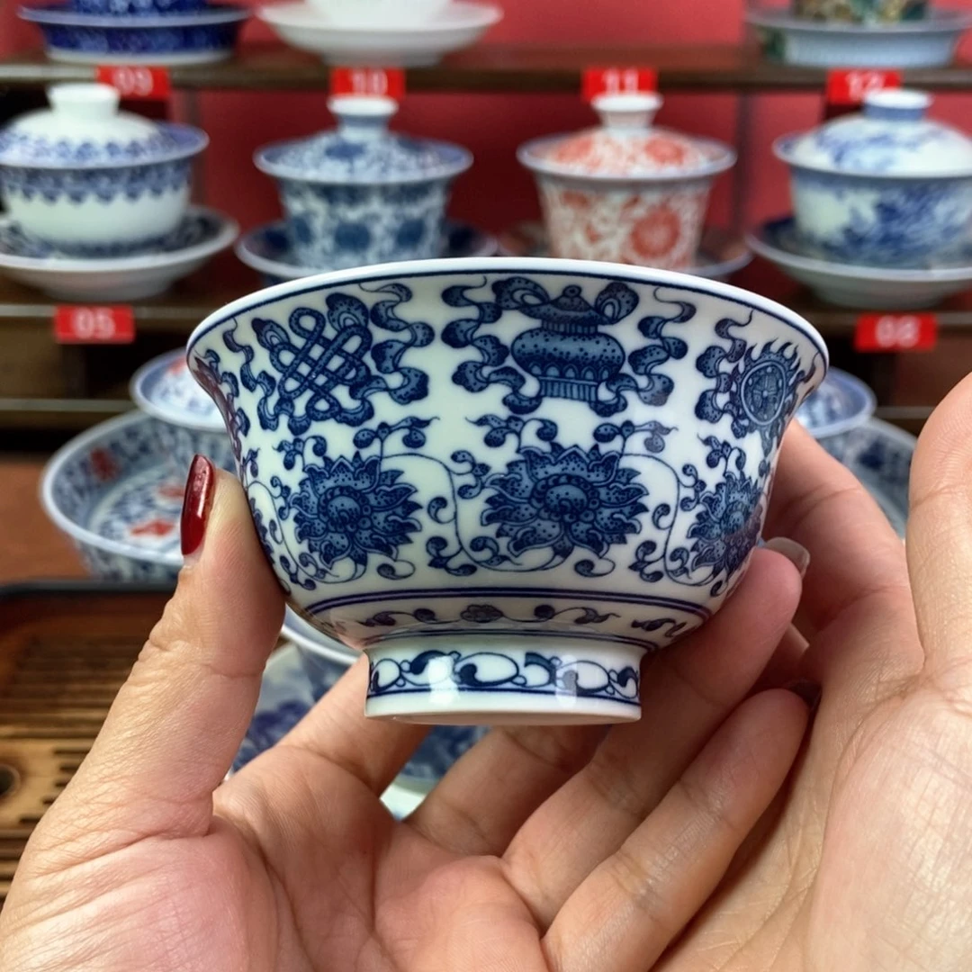 北***姐十个大压杯子景德镇陶瓷