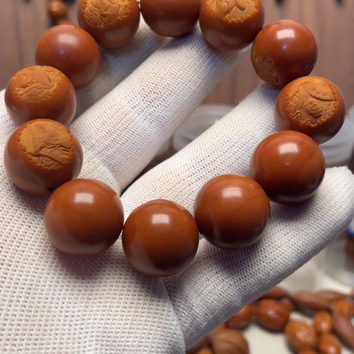 橄榄核手串/手链1.9钟馗正圆