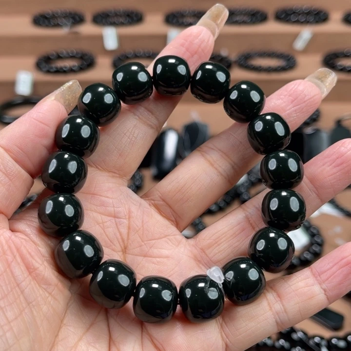 暮***缈和田玉未镶嵌手链14