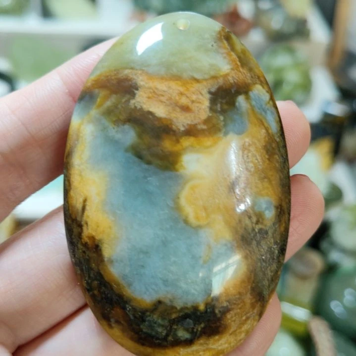 岫玉挂坠款式未镶嵌