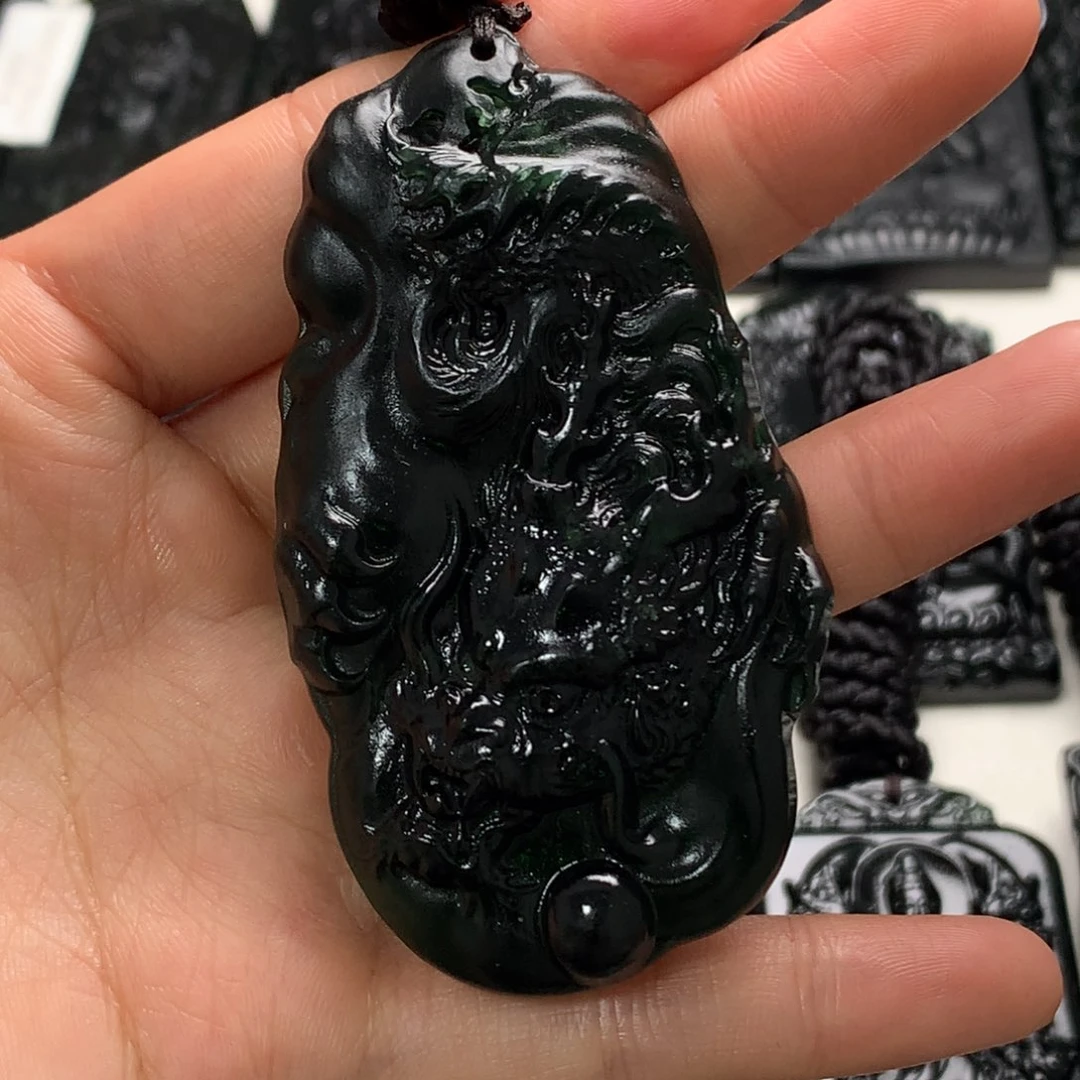 天然a货钢琴黑挂件