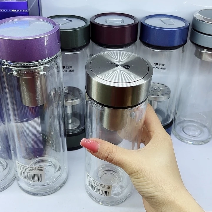 万象品牌双层玻璃杯V303RL-370