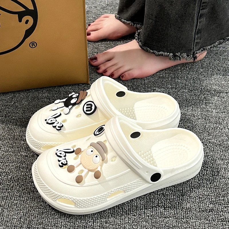 时尚EVA高颜值洞洞夏季透气居家外穿轻便防滑凉拖鞋A558