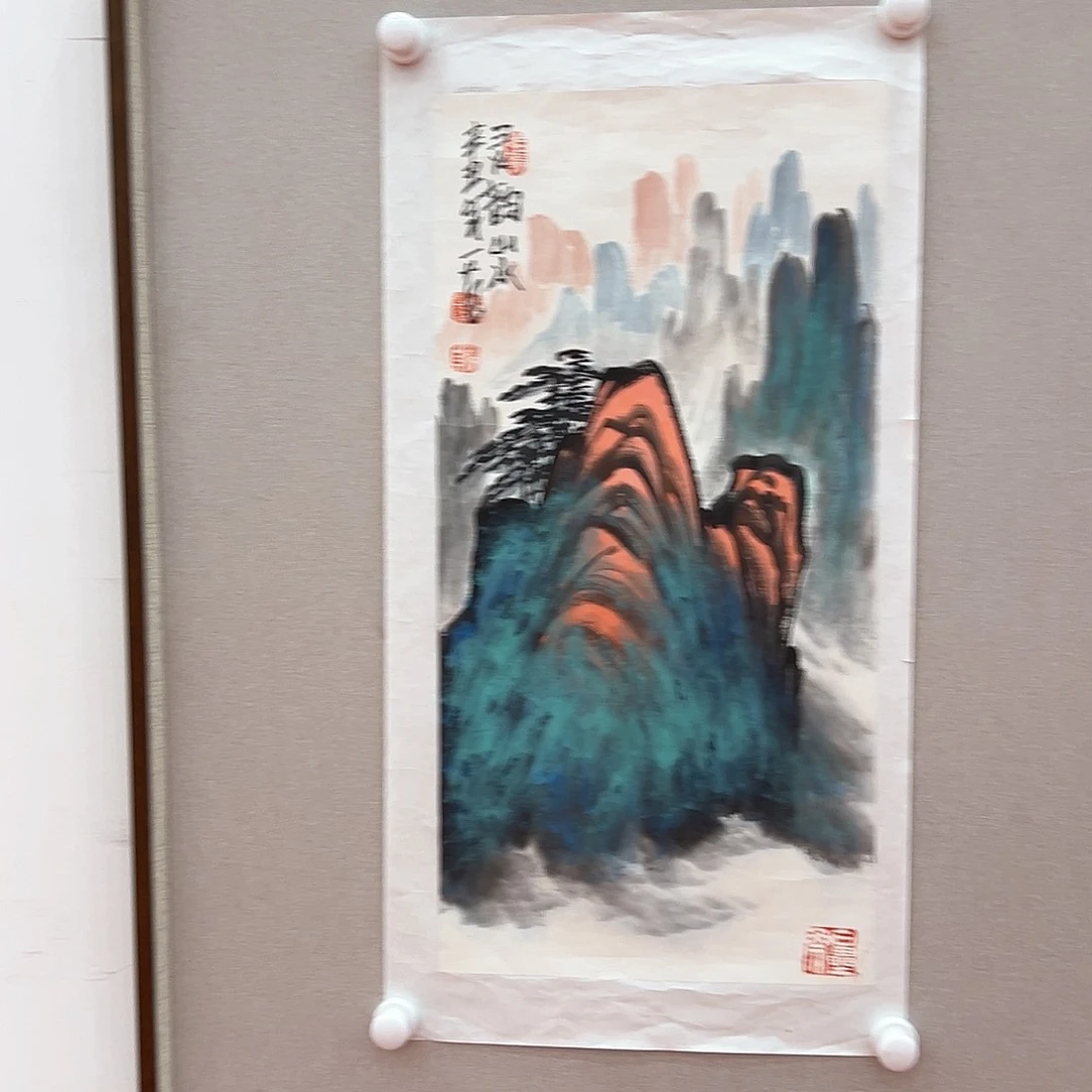 国画M**黄画家姜国华作品原作