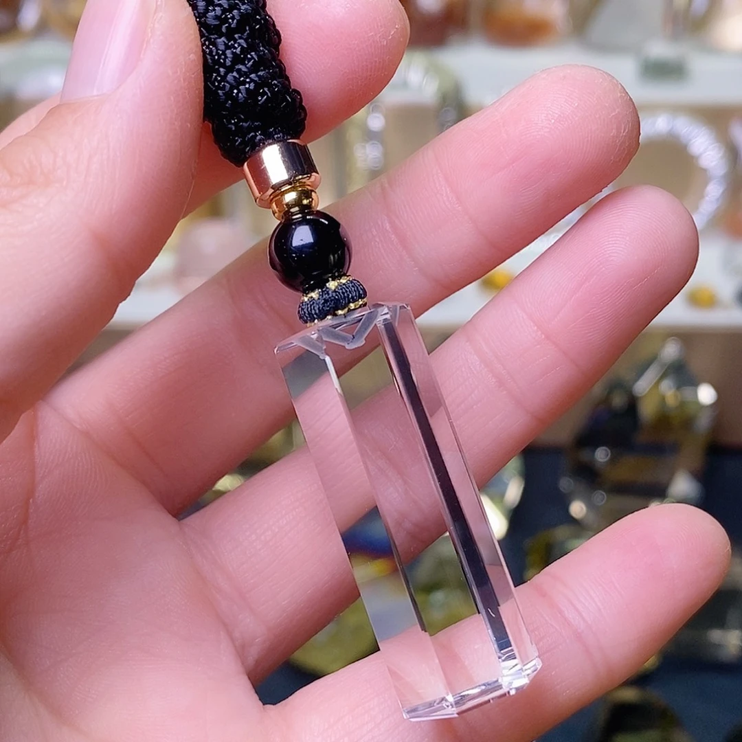 水晶未镶嵌吊坠(赠链)