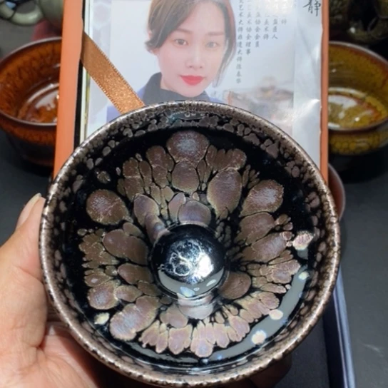 茶盏建盏主人杯茶壶盖碗品茗杯