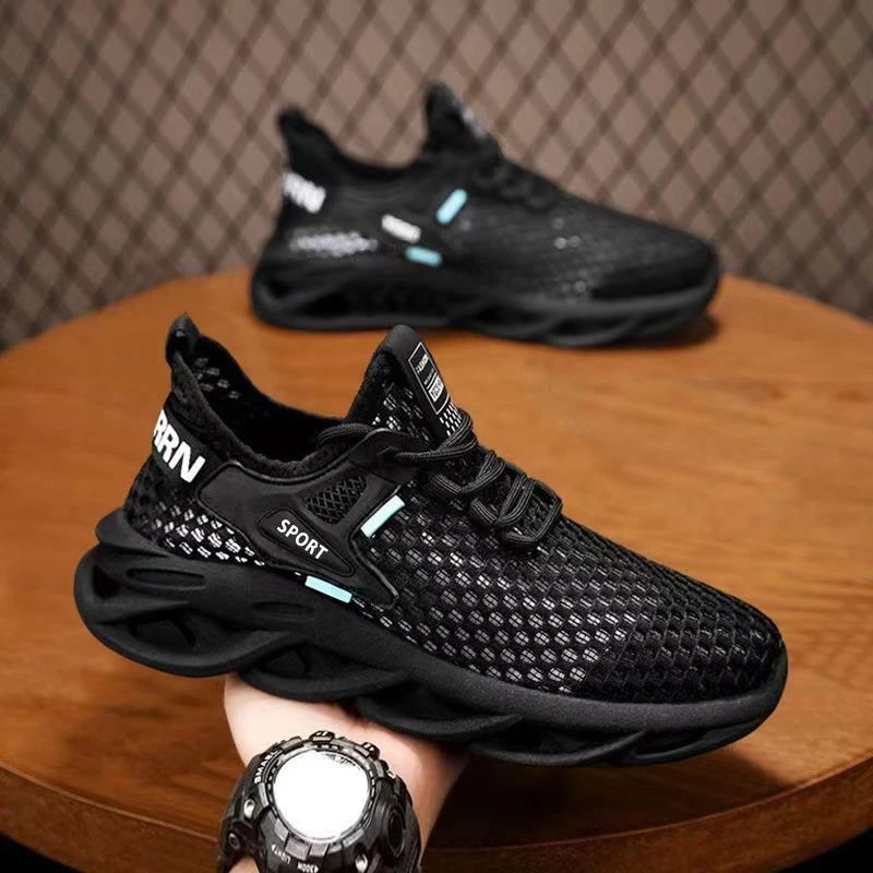 夏季镂空网鞋素面休闲潮鞋软底透气网面网面鞋轻便