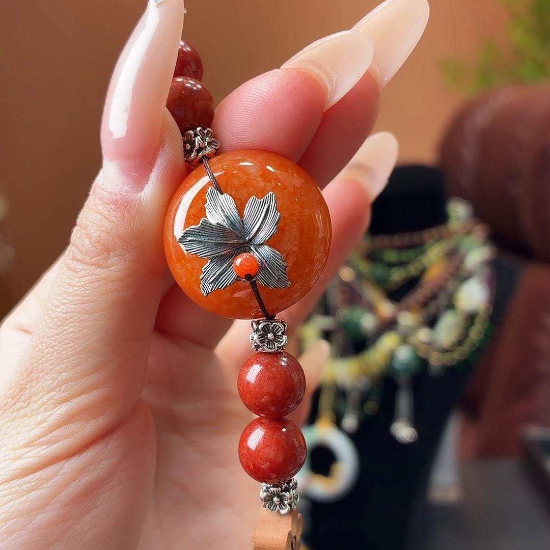 翡翠未镶嵌耳饰手串