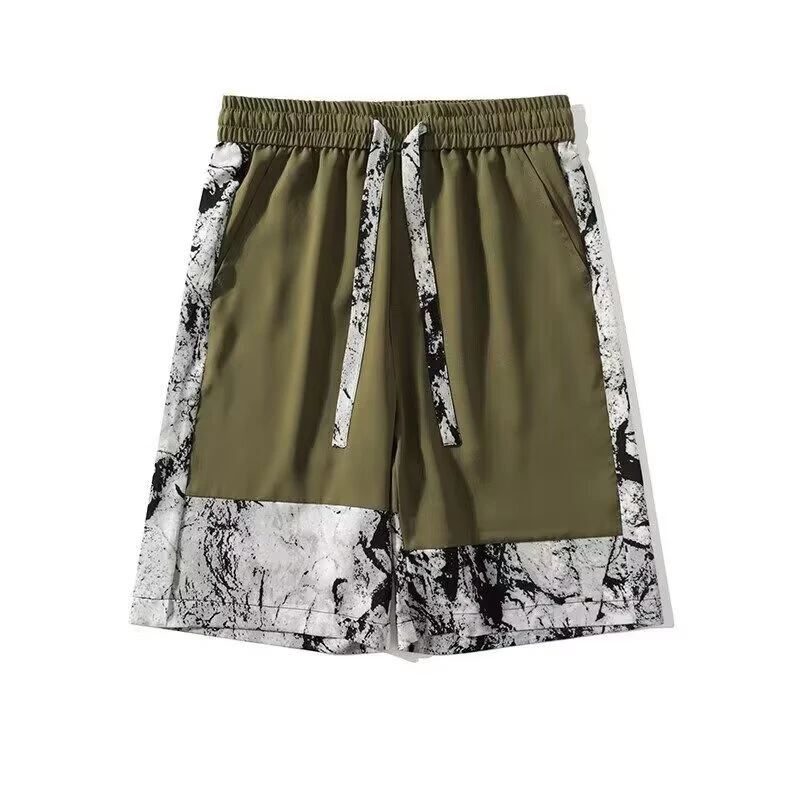 夏季新款美式时尚百搭潮牌五分裤休闲韩系宽松直筒工装短裤男生