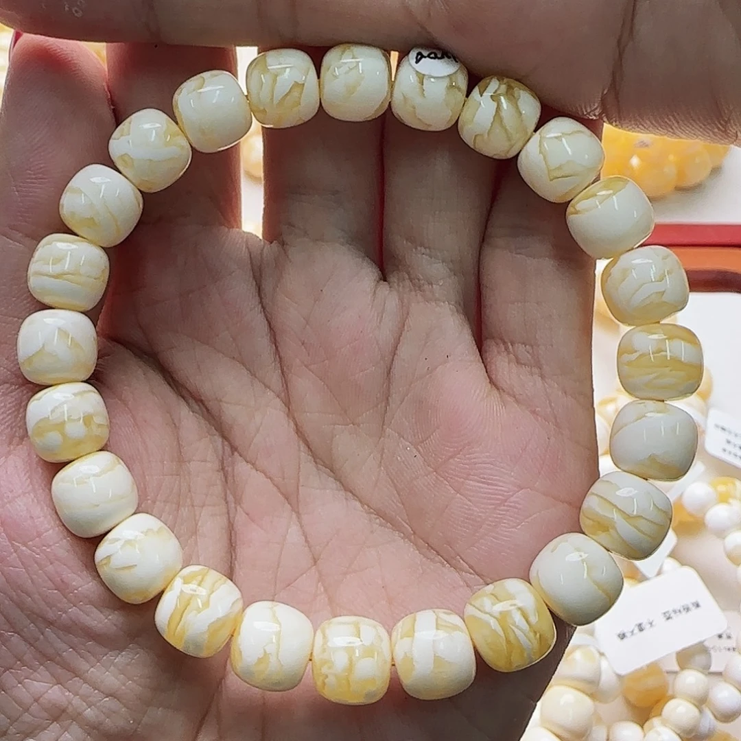 琥珀未镶嵌手链蜜蜡手串