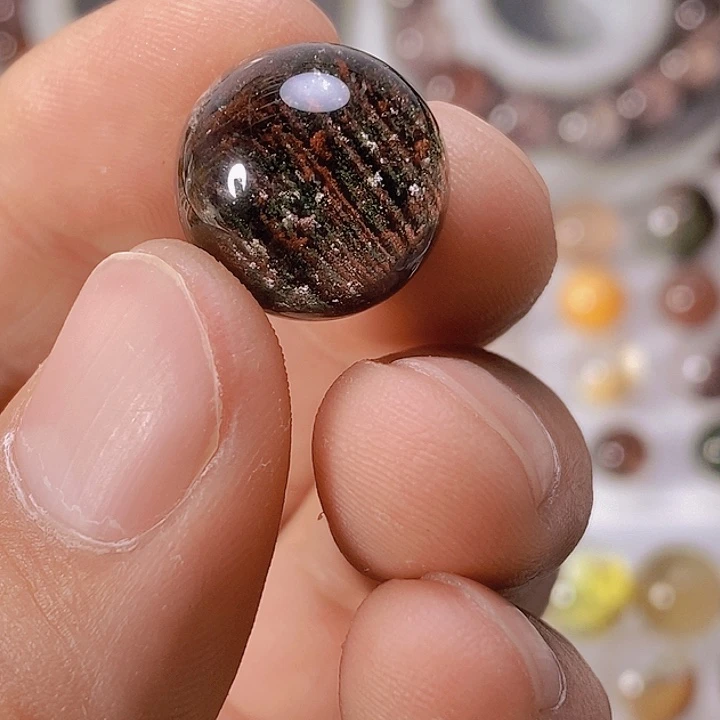 珠未镶嵌水晶烟***腿四季幽灵16.5mm