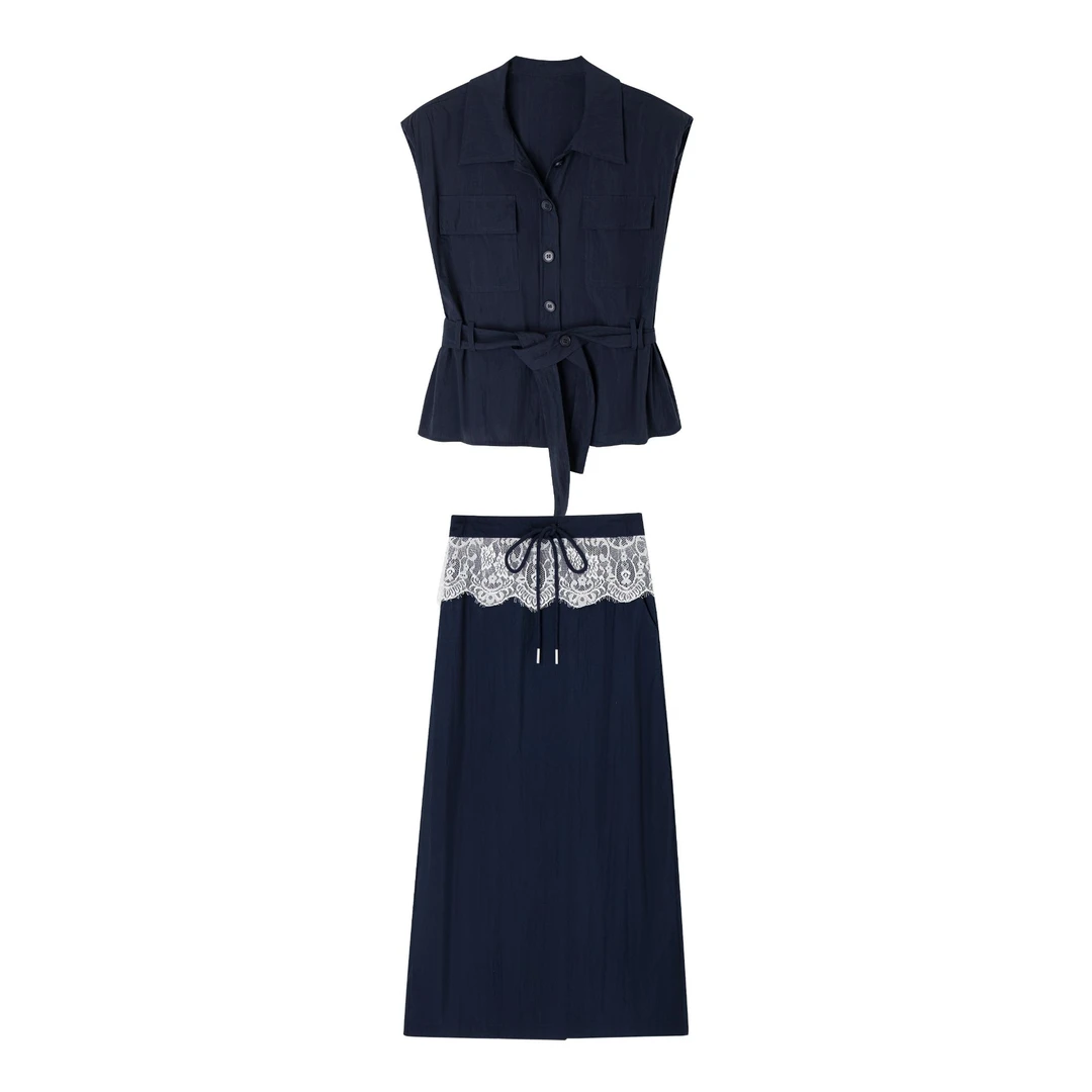 【青昙纶迹】夏季时尚气质休闲套装