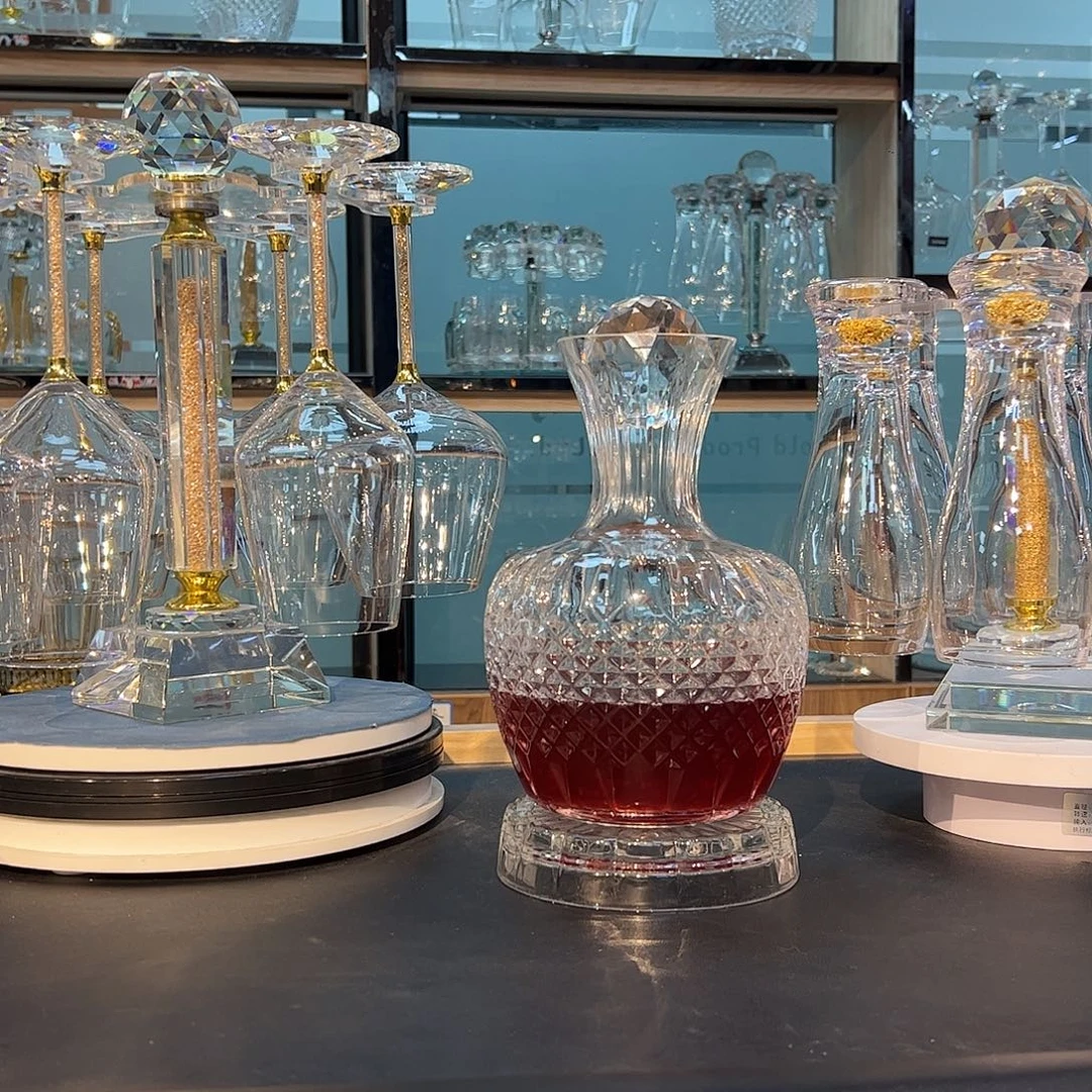 手柄款水晶玻璃红酒杯白酒杯