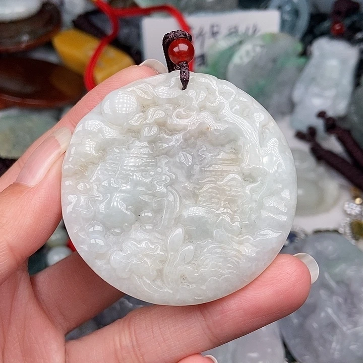 颈饰未镶嵌翡翠翡翠