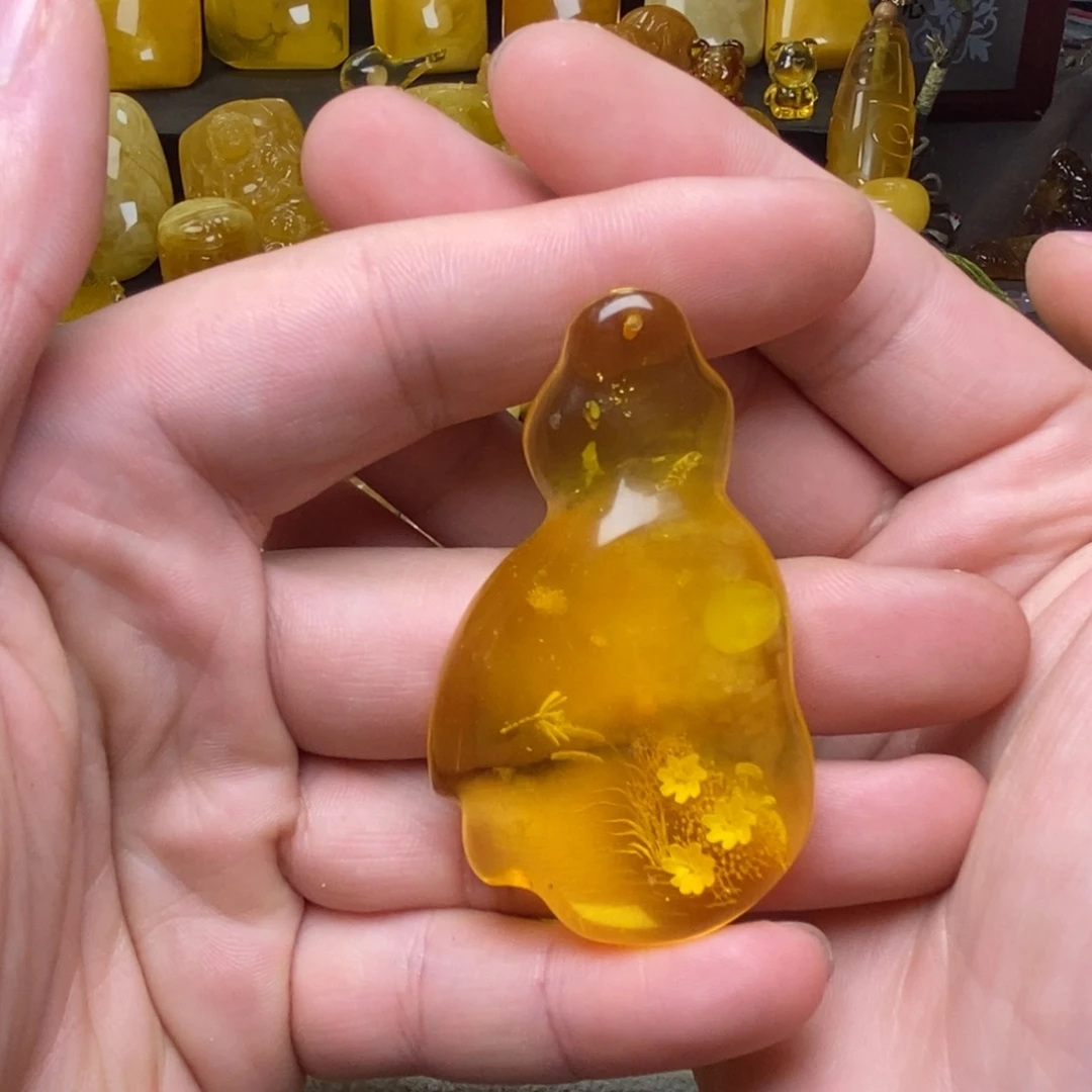 琥珀未镶嵌裸石蜜蜡