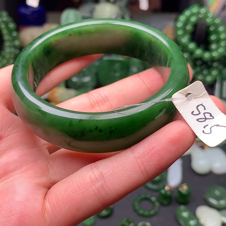 和田玉未镶嵌颈饰58.5